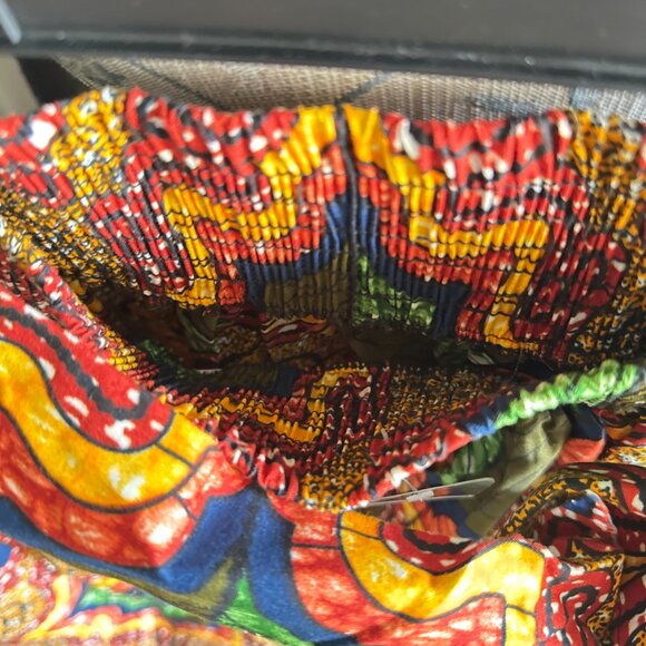 TRENDY, STYLISH, Multi-Colored African Print Circle & Skater Skirt! - Picture 2 of 6